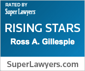 Ross Gillespie Rising Star SuperLawyers Logo