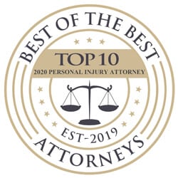 Top 10 Personal Injury Attorneys Badge
